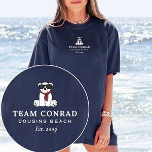 Team Conrad Cousins Beach Est. 2009 T-shirt, Junior Mint Bear Shirt